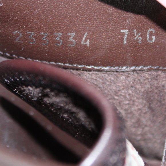 Authentic Gucci Lace-Up Sneaker/Brown, Green & Red Color - Picture 4 of 5